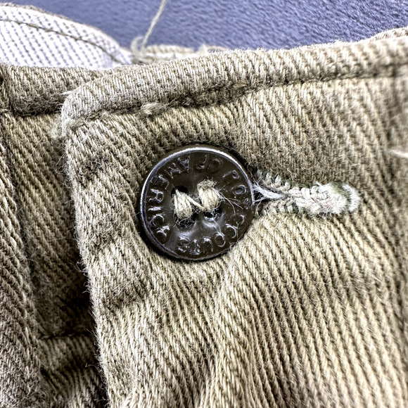 VINTAGE Boy Scouts of America Uniform Shorts Boys size 12 Brown BSA Lot of TWO - Picture 7 of 16